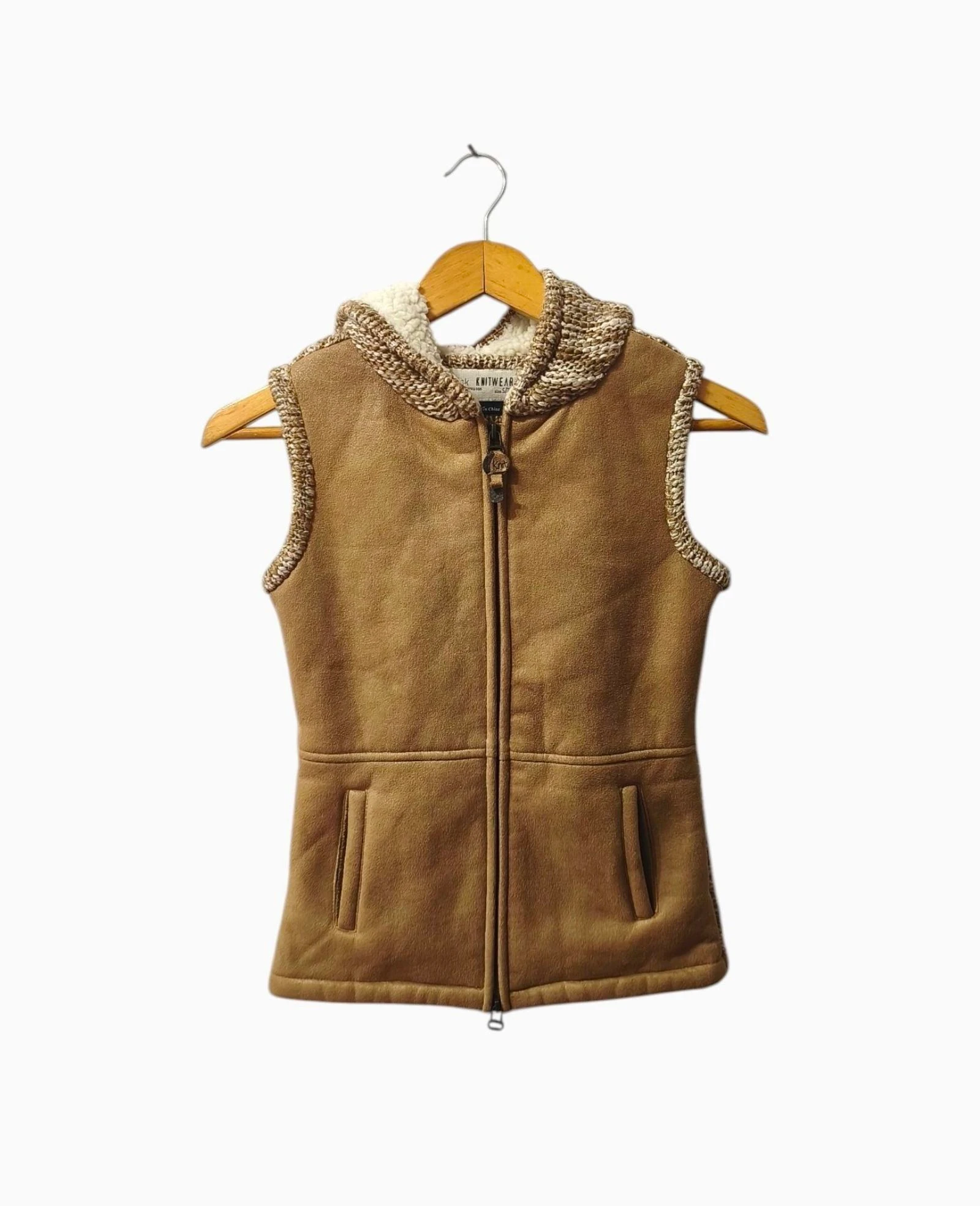 Chaleco beige Bershka mujer Talla S